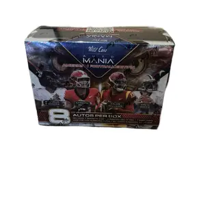 Wild Card 2024 Auto Mania Football Hobby Box - Guaranteed 1/1 Autograph per Box - Collectible Sports Trading Cards