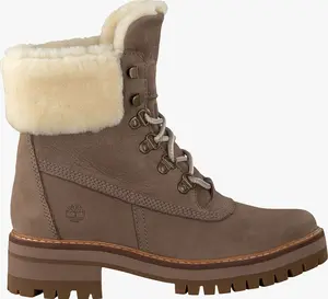 Women's Timberland 6" Courmayeur Valley Shearling-Lined Taupe Boot