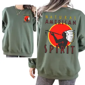 Natural American Spirit Hoodie, Native American Sweatshirt, Hiking Camping Gift
