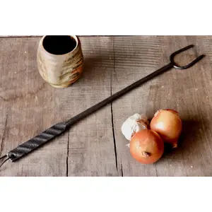 BBQ Fork: "Grill-Marked" Handle