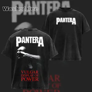 ReTro Pantera Vulgar Display of Power T-shirt , Pantera T-Shirt & Hoodie . Music Graphic Tee, Washed Oversized T-Shirt , Rock Band Shirt, Retro Music Tee, Rock Music Lover Shirt, Vintage Band Shirts , Top Men's and Women's Clothing