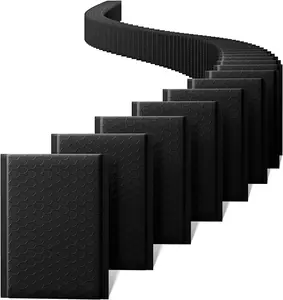 Bubble Mailer 4x8 Inch 1 Pack Usable Small Bubble Mailer Black Padded Envelope Self-Seal, Cushioning Padded Mailer