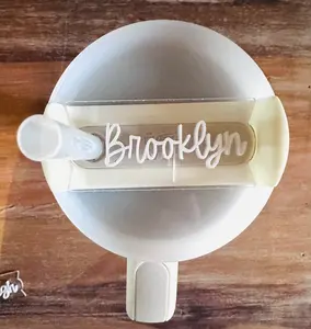 Personalized 3D Name plate for your  H2.0 cups! 20, 30 or 40 oz