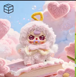 QIQI-Good Baby piush&Vinyl keychain Blind Box,Mystery Boxes Bag Pendant Bunny Plush Dolls Soft Collectibles