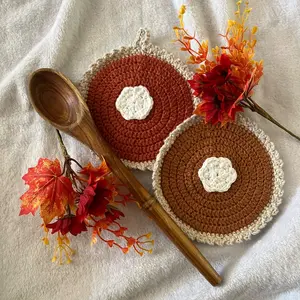 Crochet Pie Pot Holders - Great addition to your kitchen!