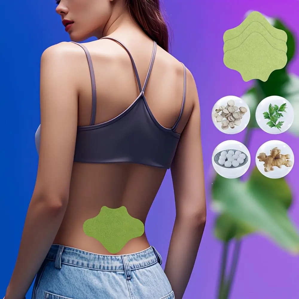 Artemisia Self-Heating Pain Relief Patches, 48 Count - 12-Hour Long-Lasting Heat Therapy with Natural Herbs for Back, Knee & Body, Non-Toxic, Plant Extracts, Heatable, Easy Apply, Deep Penetration, 48-Piece, Natural Extracts, Herbal Blend, Gentle, Relaxin
