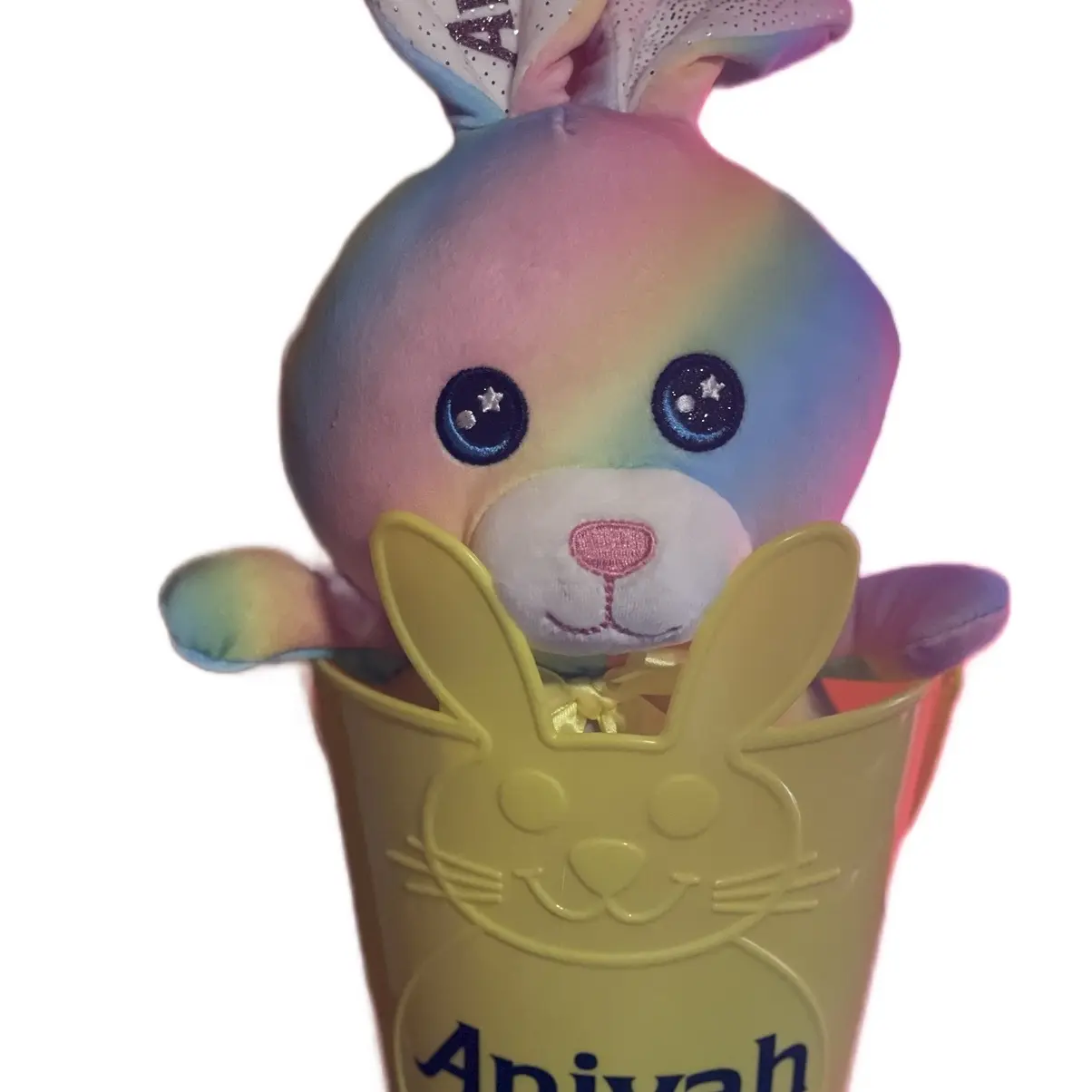Personalized Easter Basket with plush