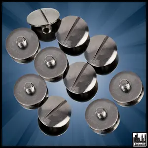 Set Of 10 Black Replica Belt Screws for WWE Championship Belts