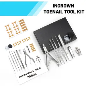 2026 Upgraded Stainless Steel Surgery-Grade Ingrown Toenail Removal & Corrector Kit, Pedicure Treatment Tool (Beauty & Personal Care Nail Care Kit)