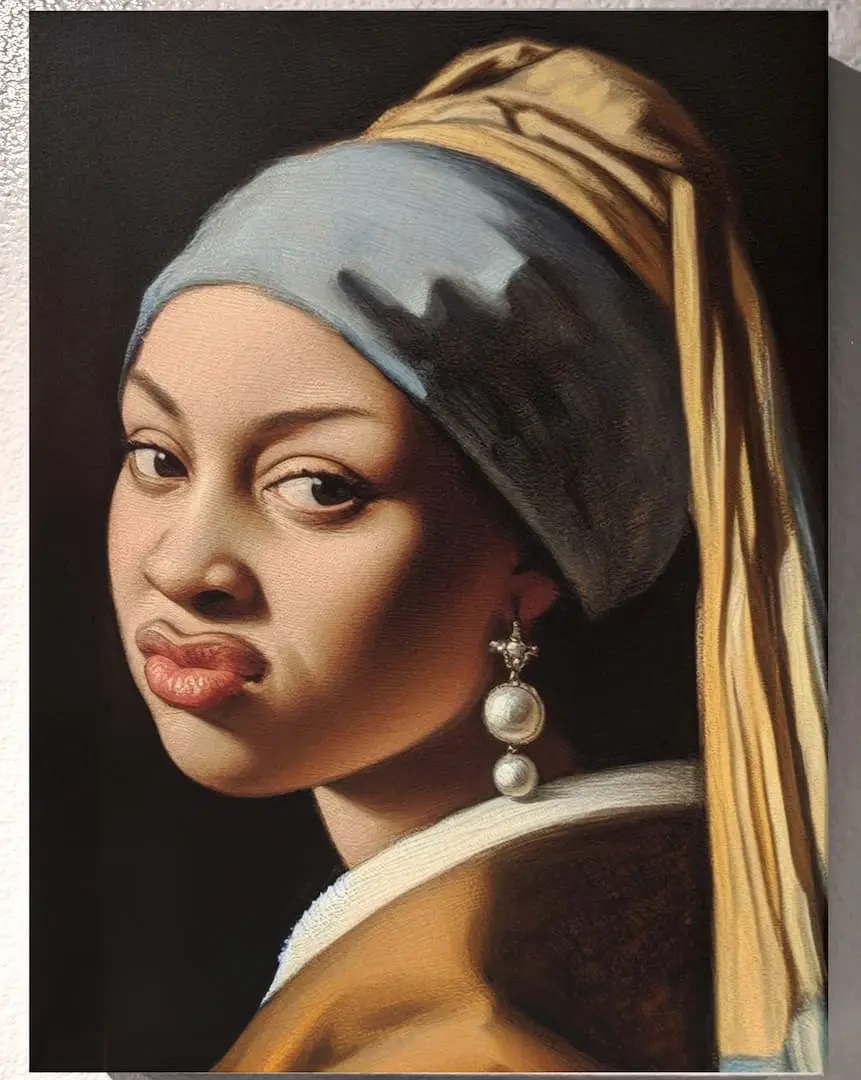 Girl With Dem Pearls poster