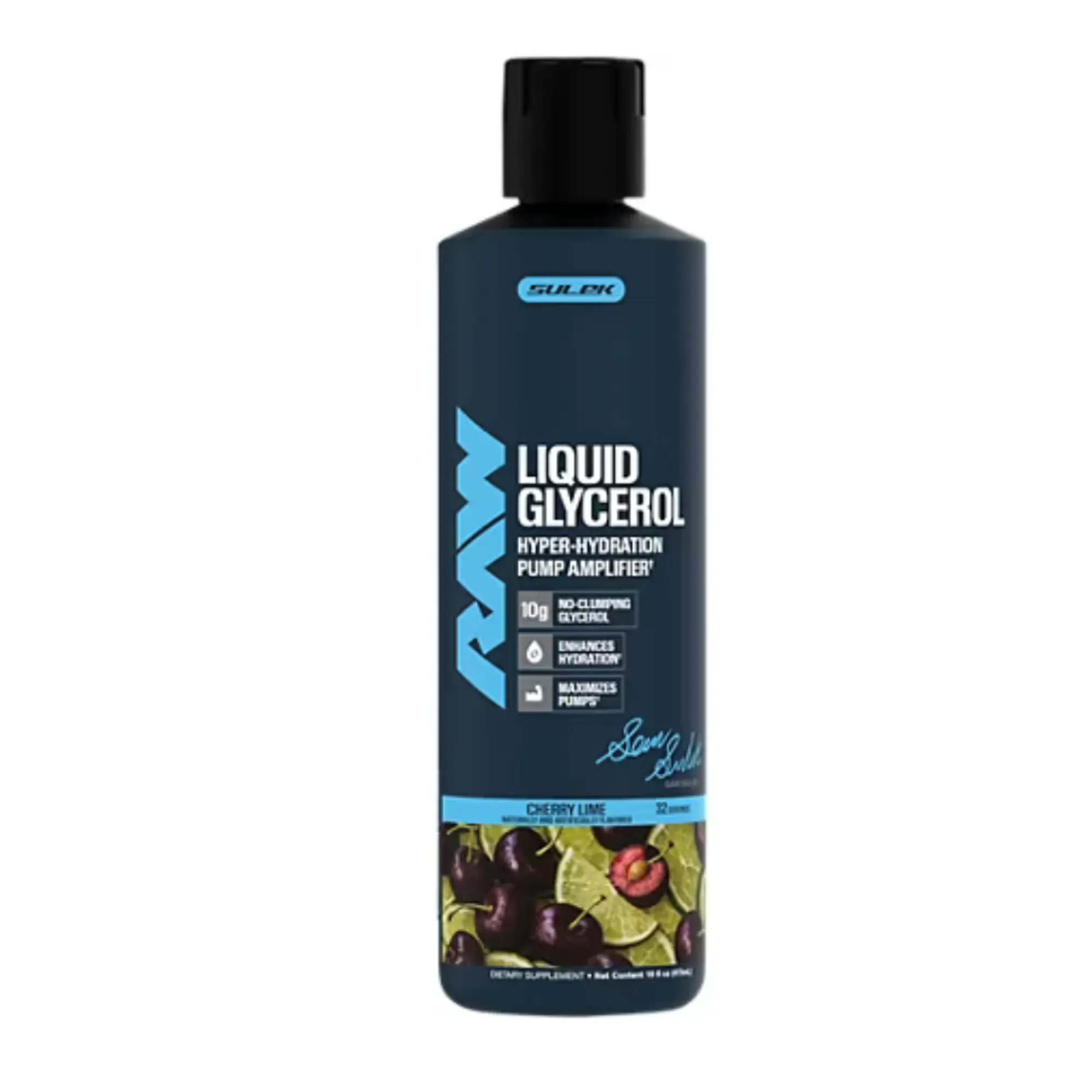 Raw Nutrition Natural Liquid Glycerol - Non-Stimulant Pump Wellness Supplement