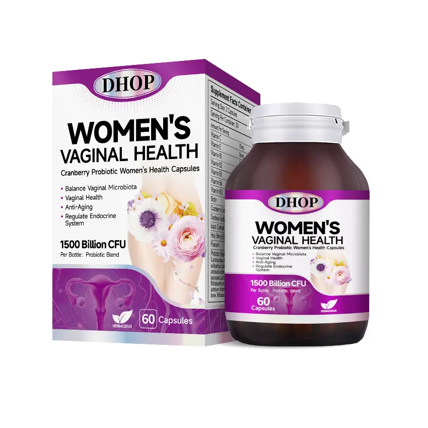 DHOP Cranberry Probiotic Capsules - Urinary & Gut Health
