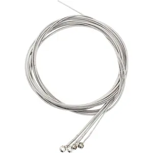 4 String Bass Guitar Strings Set, Stainless Steel Bass Strings, Precision Electric Bass 4 Strings Replacement Bass Instrument Accessories