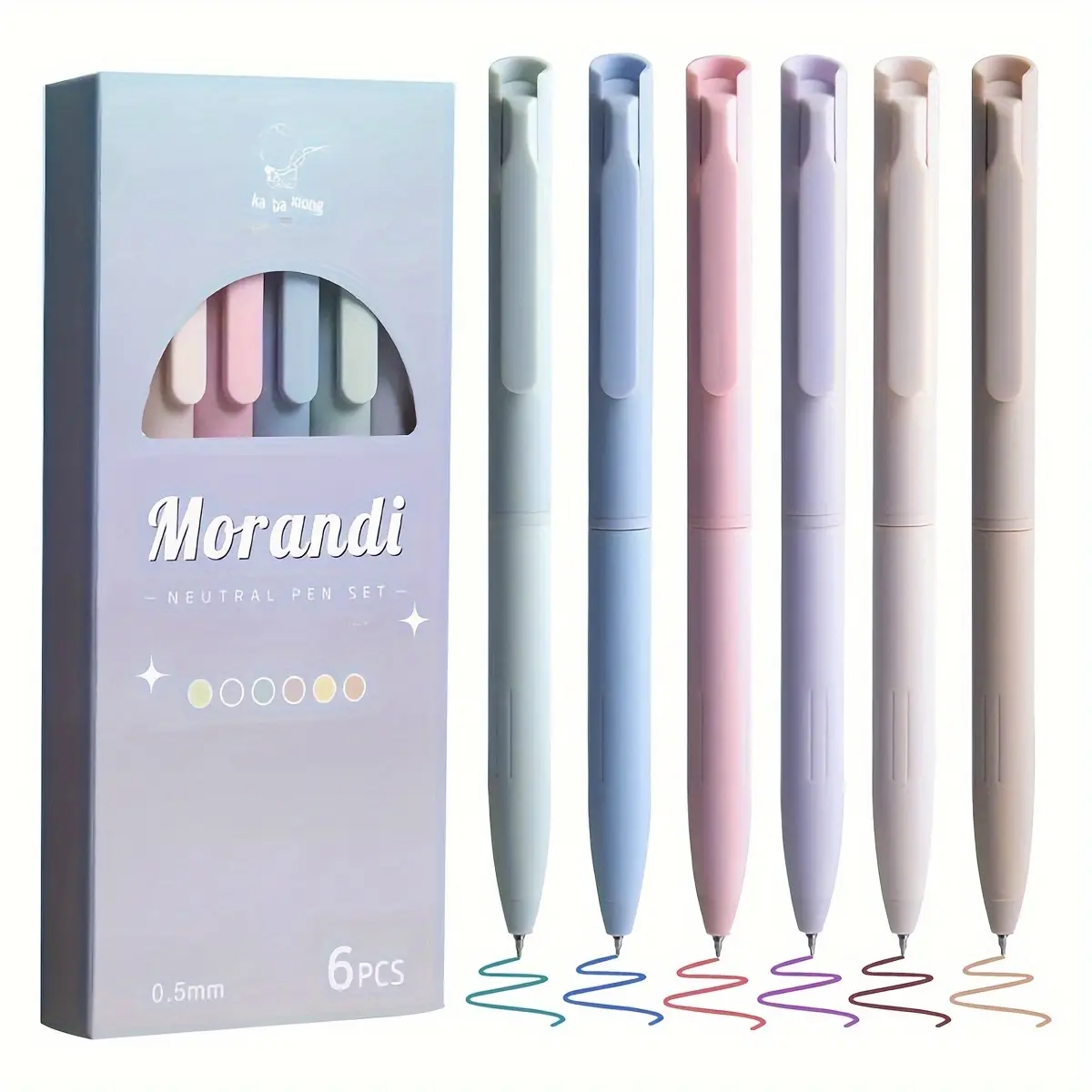 12-Pack Colored Gel Pens Set, Pastel Quick-Dry Ink, 0.5mm Fine Point Smooth Writing 0.5mm Pen for School Supplies Journaling Office Stationery, 0.5 Mm Pen, Set Pack