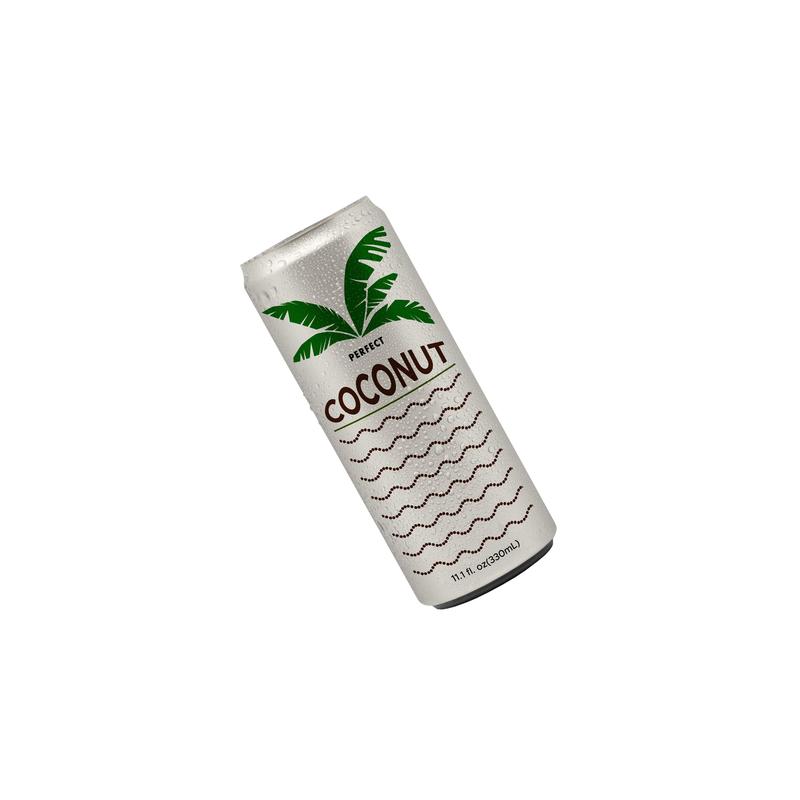 Case of 12 Cans Perfect Coconut Water Beverage