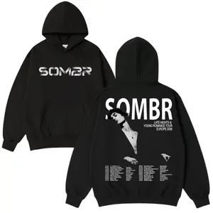 Vintage Sombr The Late Nights & Young Romance Tour 2026 Hoodie, Concert Graphic Sweatshirt, Unisex Music Fan Apparel, Gift for Fans