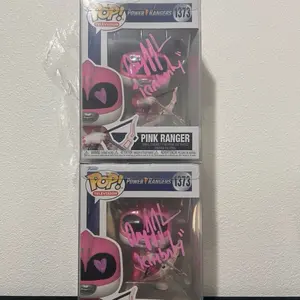 Funko Pop - Power Rangers #1373 autographed w/ Quote by Amy Jo Johnson