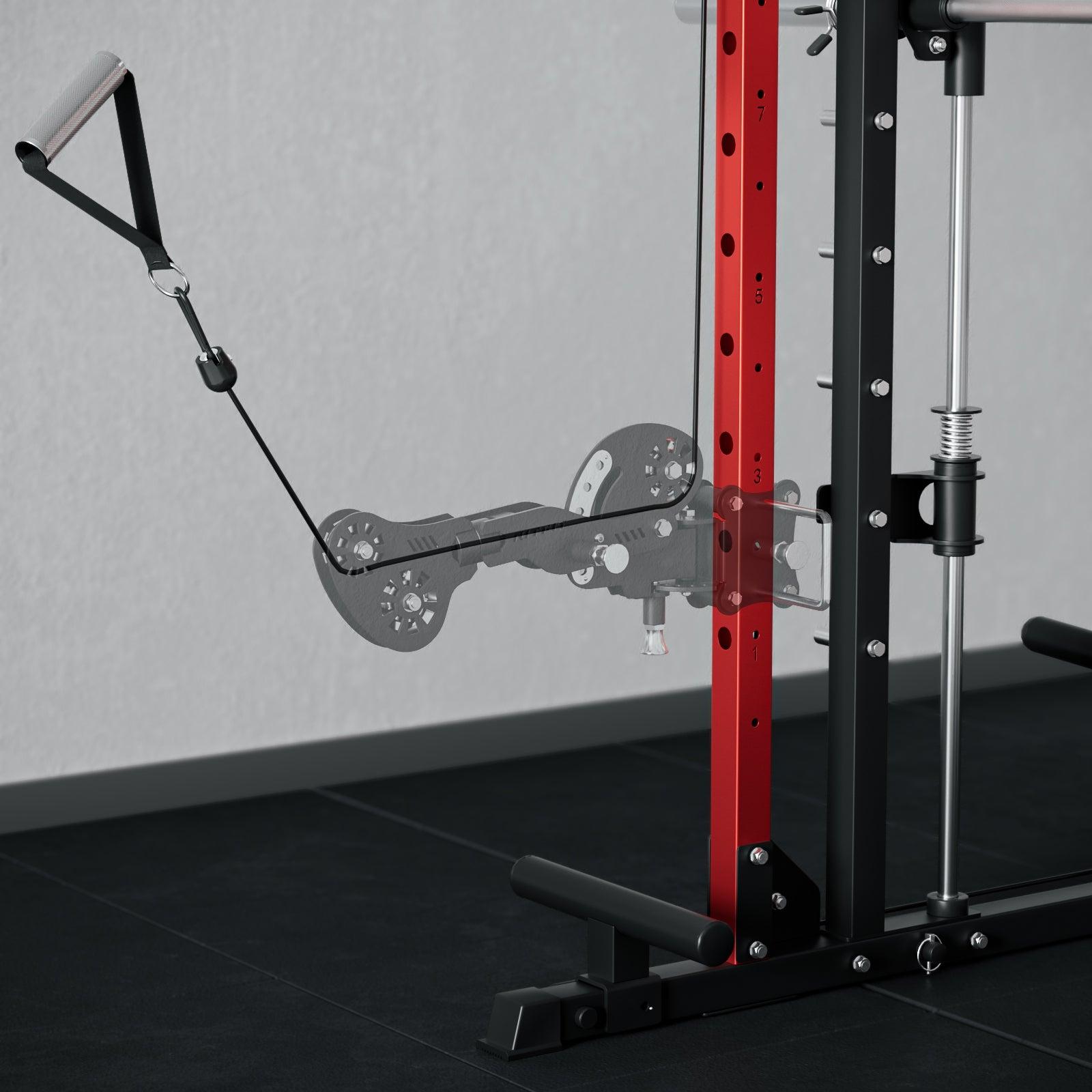 RitFit TAM1 Tornado Articulated Arm Attachment (Q235 Steel, Exclusively for M1 PRO) - 360° Adjustable Strength Training Lever Arms, 320lbs Capacity, Rock-Solid Stability, Smooth Quieter Cable Feel, for Flys, Presses, 8-Bearing Large-Roller System, 9 Horiz