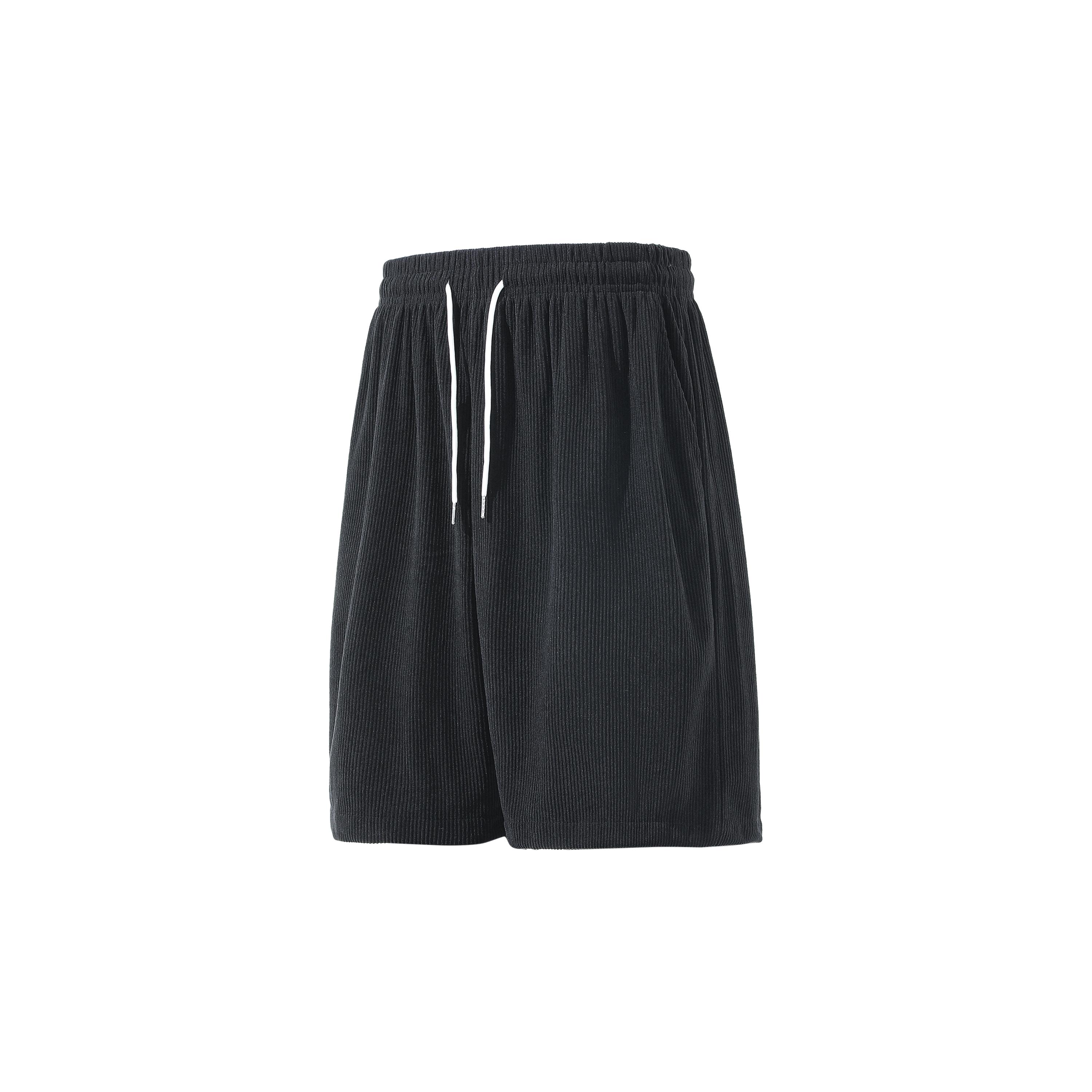 Corduroy Men’s Sports Shorts, Summer Loose Casual Mid-Length Shorts