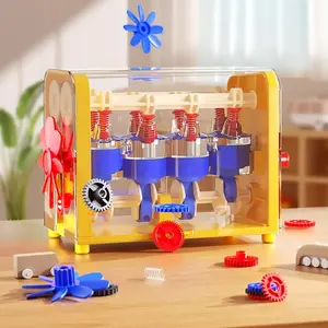 Stem Educational Building Toy for Kids Ages 5-7, Engine Working Model, Gift for Boys and Girls, Scientific Exploration Fun