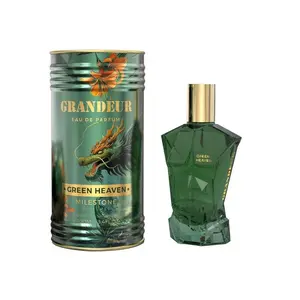 Grandeur Green Heaven Eau de Parfum 100 ML Unisex Fragrance with Coconut Water Green Fig & Sandalwood Notes Regular Edition