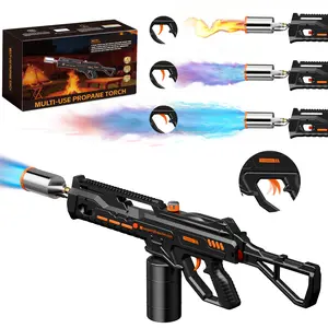Propane Torch Grill Torch 36.6" Extra Long Kitchen Cooking Torch with Trigger Adjustable Flame Blow Torch Cooking Searing for BBQ,Campfire,Grilling,Fire Starting,Weeding & DIY (Propane Tank Not Included)