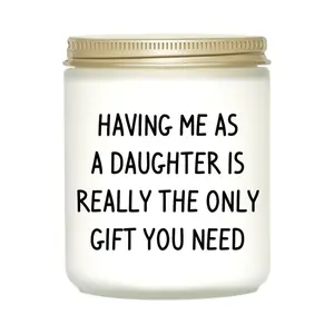 Christmas Gifts for Mom Dad from Daughter, Personalized Mom Dad Birthday Gifts, Funny Step Parents In Law Gift Ideas, Mothers Fathers Day Presents, Candles, Decor, Customizable Gift, Funny Gag Gift, Novelty Gag Gift