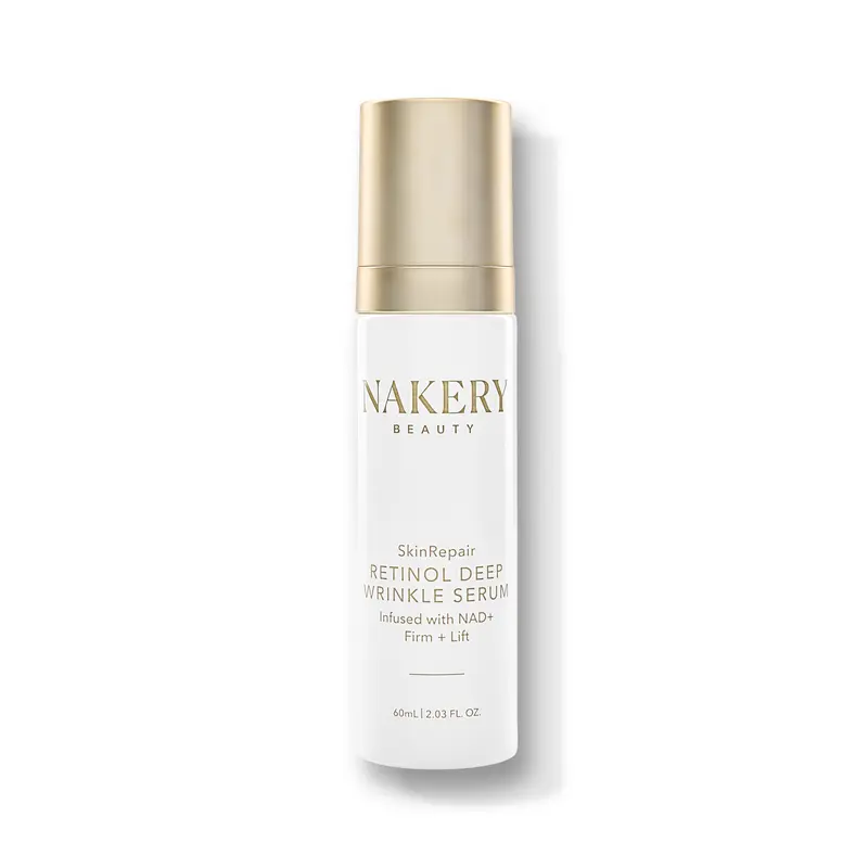 Nakery Beauty SkinRepair Gentle Retinol Serum with Encapsulated Retinol, NAD+, Ceramides & Seabuckthorn, 60ml Daily Facial Serum for Redness Relief, Smoothing & Lifting/Firming for a Fresher Face