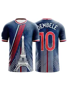2026Special Edition Dembele No.10 Football Jersey Training Uniform Breathable Oversize Unisex Training Tshirt Kid/Adult