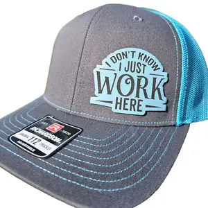 I Dont Know I Just Work Here - Richardson 112 Unisex Baseball Cap - Comfortable Fit with Unique Design & Stylish Features for Casual Outings Men's Premium Snapback Hat hats men summer