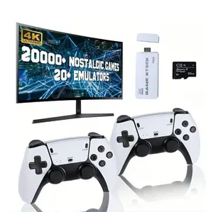 4K HD output and wireless control for plug and play video games with 30000+ gaming remote, Christmas gift Usb Controller Controller Grip