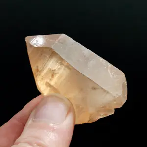 2in 37g DT Pink Shadow Lemurian Seed Quartz Crystal, Smoky Scarlet Temple Lemurian Crystals, Brazil b2