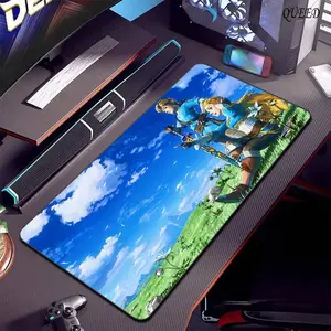 The Legend Of Zelda Video Game Mouse Pad, Keyboard Mat, The Legend Of Zelda Game Desk Mat, Breath Of The Wild Gaming Playmat For Computer Accessories, Gift For Gamers