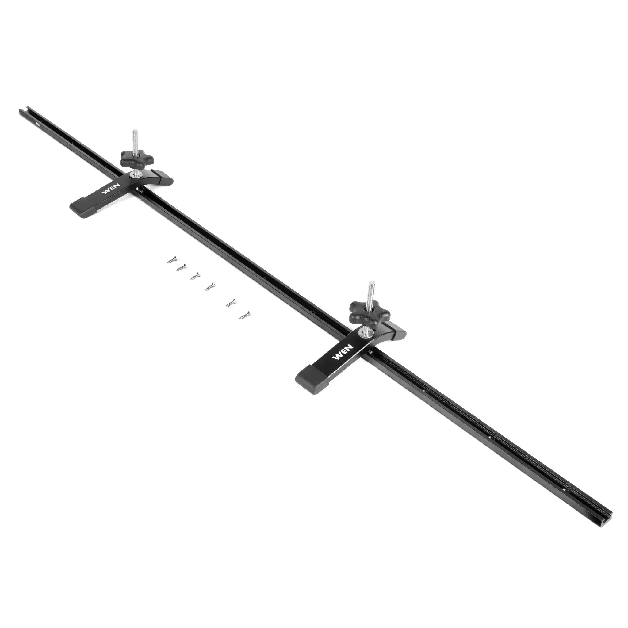 WEN WAT481 48-Inch Universal T-Track and Hold Down Clamps Kit for Woodworking