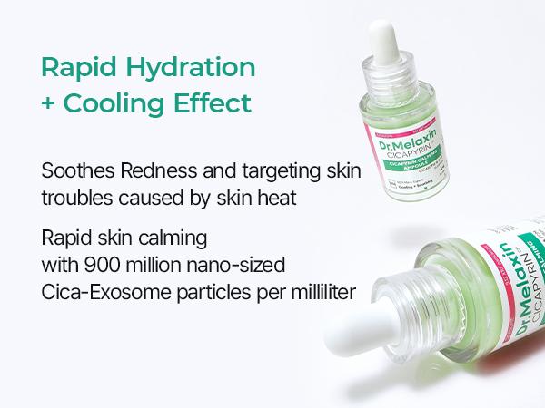 [Dr.Melaxin] Cicapyrin Calming Ampoule | Soothing, Cooling, Cica-Exosome | Korean Cosmetics | 1.01 fl. oz.