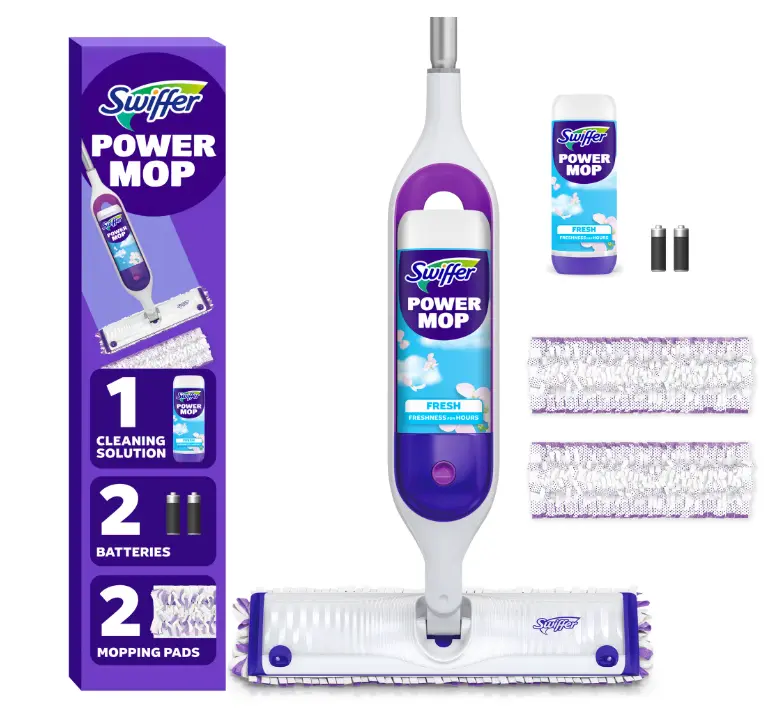 Swiffer Power Mop, Floor Cleaner, Tile, Vinyl, Laminate, Wood, Floor Cleaner, Cleaning Set