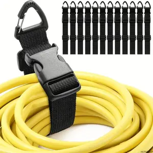 Adjustable Extension Cord Organizer, 3-Axis Buckle Design Durable Polypropylene, Cable Storage Essential for Workshop & Garage