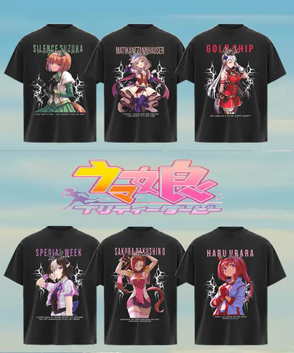 [Collection] Uma Musume: Pretty Derby Comfort T-shirt, Vintage Anime Graphic Premium Tee For Fans, Y2K Cotton Short-sleeve T-Shirt, Crewneck Menswear Streetwear Clothes, Gift For Him Her, Gift For Friend