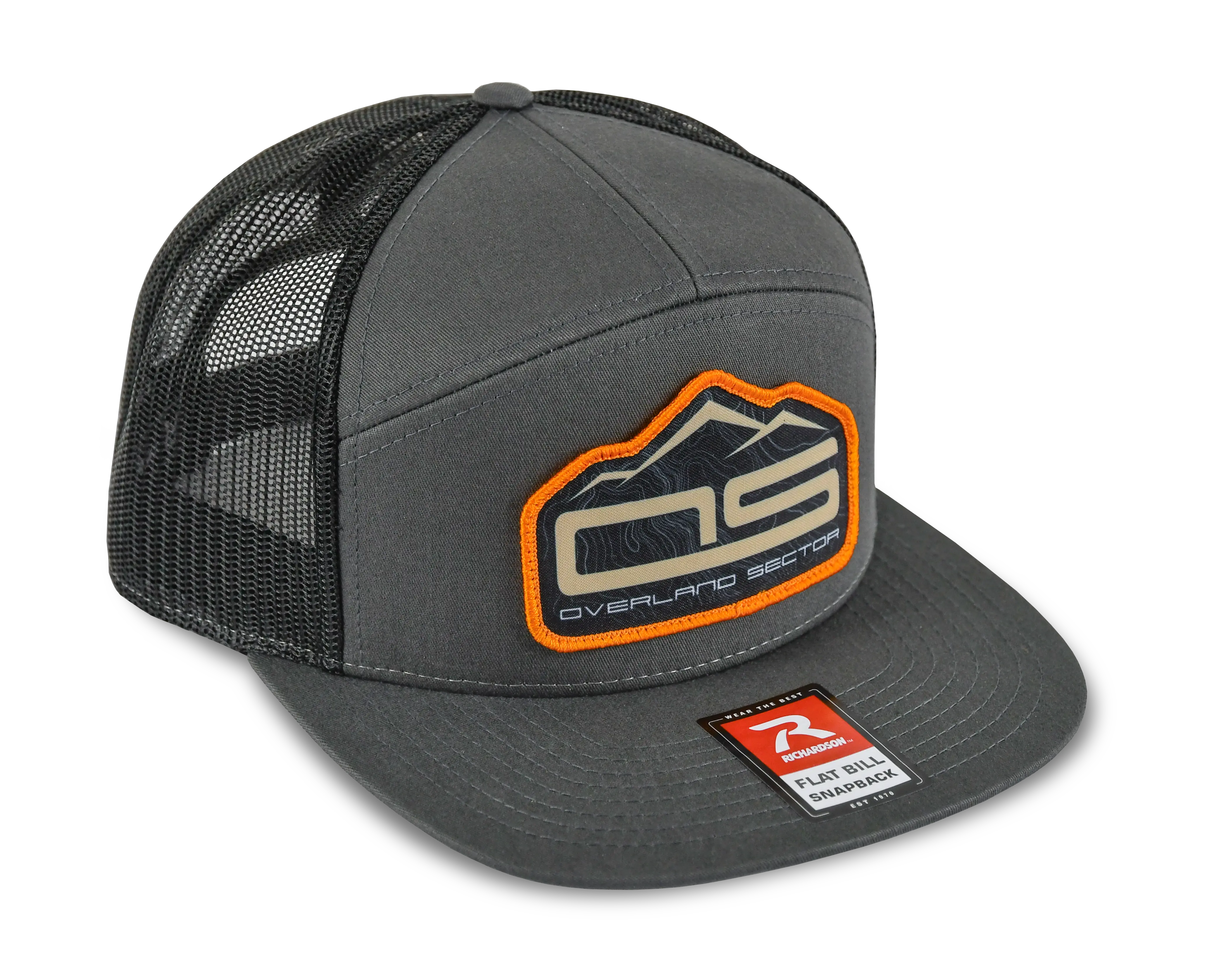 OVERLAND SECTOR RICHARDSON 168 Patch Hat (Charcoal / Black)