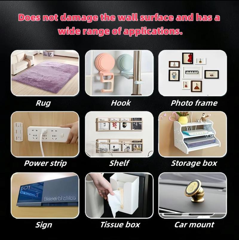 3PC Double Sided Nano Tape (30 Feet), Strong Adhesive Multi-Purpose Tape, Washable Reusable Transparent Durable Tape for Transparent Posters, Pictures, Home and Office Picture Hanging Strips