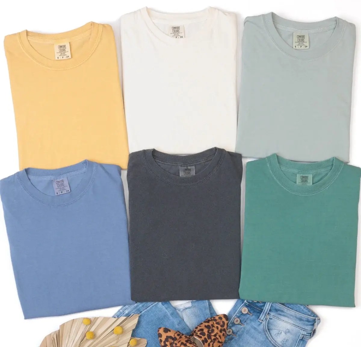 Comfort Colors Blank T-Shirt, Soft Cotton Unisex Crewneck, Relaxed Casual Fit for Men & Women, Ideal Gift, Available in S to 3XL, Streetwear Top