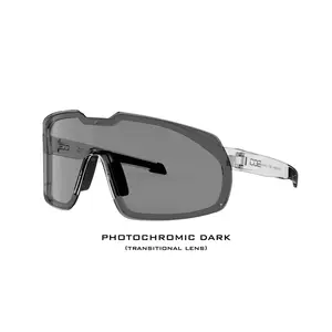 General Z87+ Photochromic Dark Lenses - Frameless Wraparound TR90 ANSI Z87+ Impact Rated UV Protection Medium XL