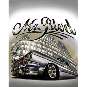 Hot Stuff 1054-08x10-LO 8 x 10 in. Mr Blvd Lowrider Poster Print