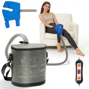 Cold Therapy Machine for Knee After Surgery, Shoulder Hip Pain Relief & Swelling Reduction, Quiet & Portable Ice Therapy Machine with Large Insulated Bucket Mother’s Day Special Gift