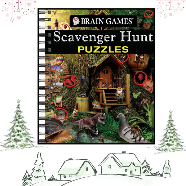Children's Scavenger Hunt Activity Book - Learning Fun, Interactive Activity Book with 160 Pages, 70 Engaging Puzzles, Complete Answer Key, Brain Games