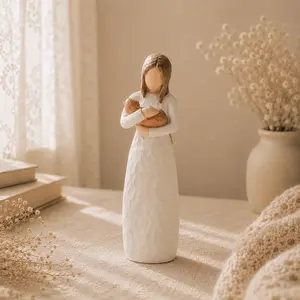 memorial day sales,Cat Memorial Gifts,Orange Cat Figurines Loss of Cat Sympathy Gift for Cat Mom,Collectible Hand-Painted Cat Angel Figurine Statue,Hand-Painted Resin,room decor for women,living room decorations