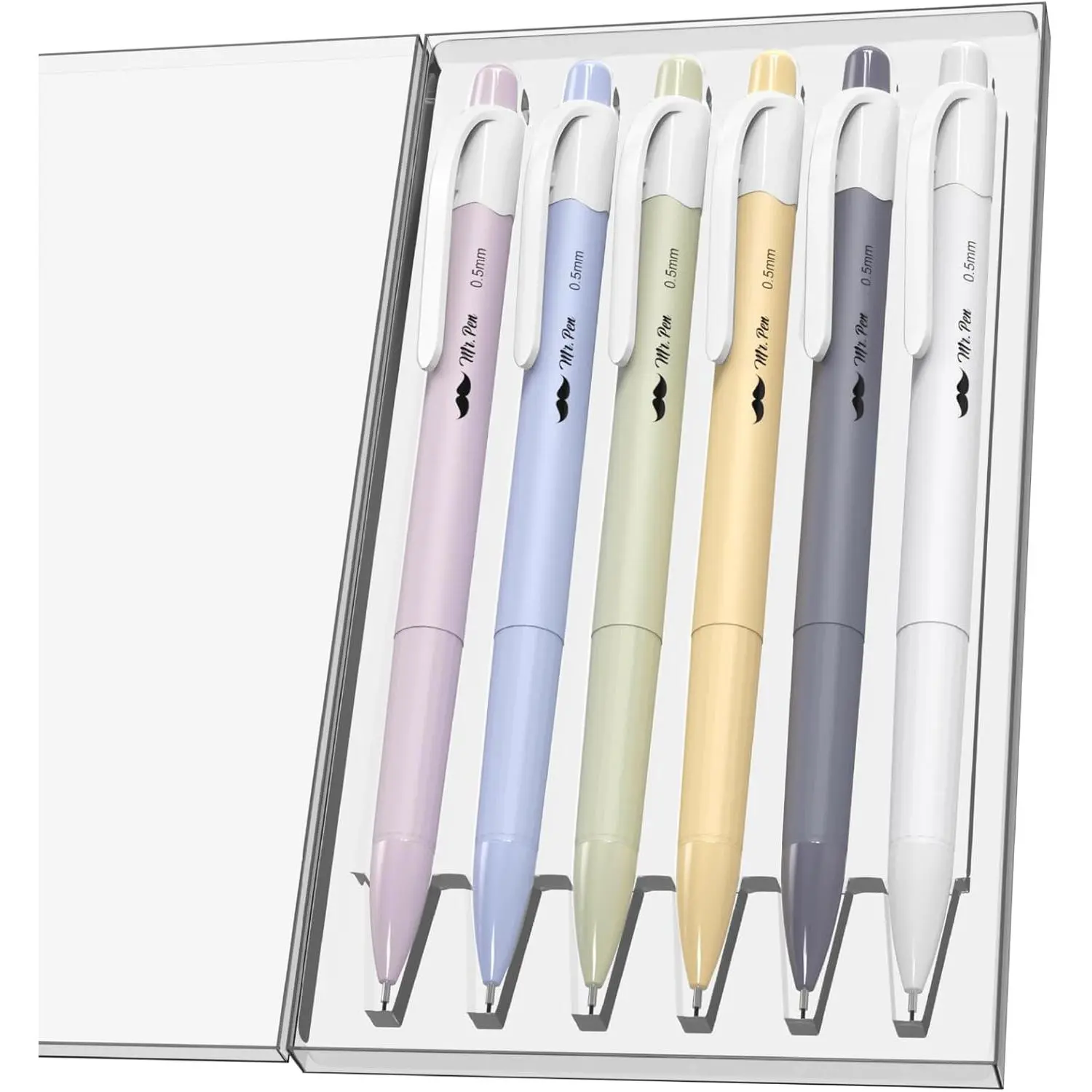 - 0.5mm Mechanical cil Set, 6 Pack, Macaron Pastel, Cute Mechanical cils 0.5mm, Lead cils 0.5,  to School Supplies