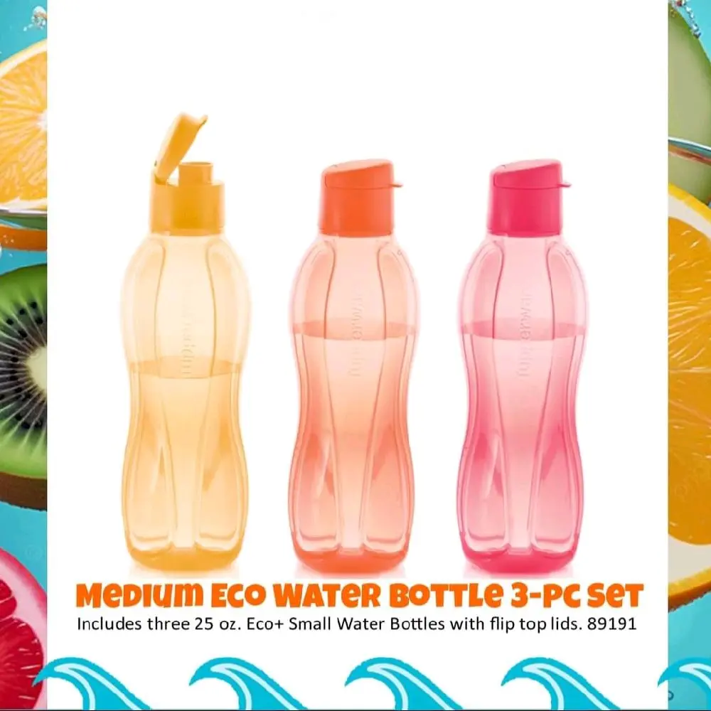 Individual Médium Eco Water Bottles 25oz