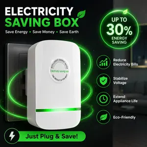 Electricity bill Destroyer US-Standard Power Saver — Stabilizes Voltage, Protects Equipment — Plug In and Save