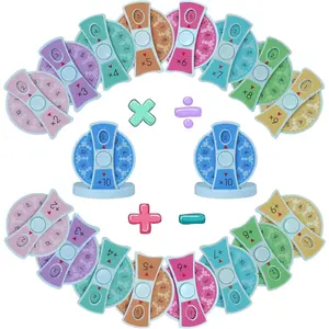 Math Fact Fidget Spinners – Addition, Subtraction, Multiplication & Division Practice Toys for Kids, Classroom & Homeschool Learning